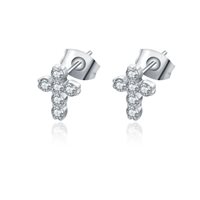 Orecchini Brand in Acciaio Cristallo 18ER013W - 18ER013W